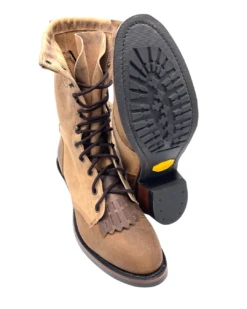 'Boulet' Men's 9" Packer Round Toe - HillBilly Golden / Rustico Tang -Travs Outfitter Store 03405