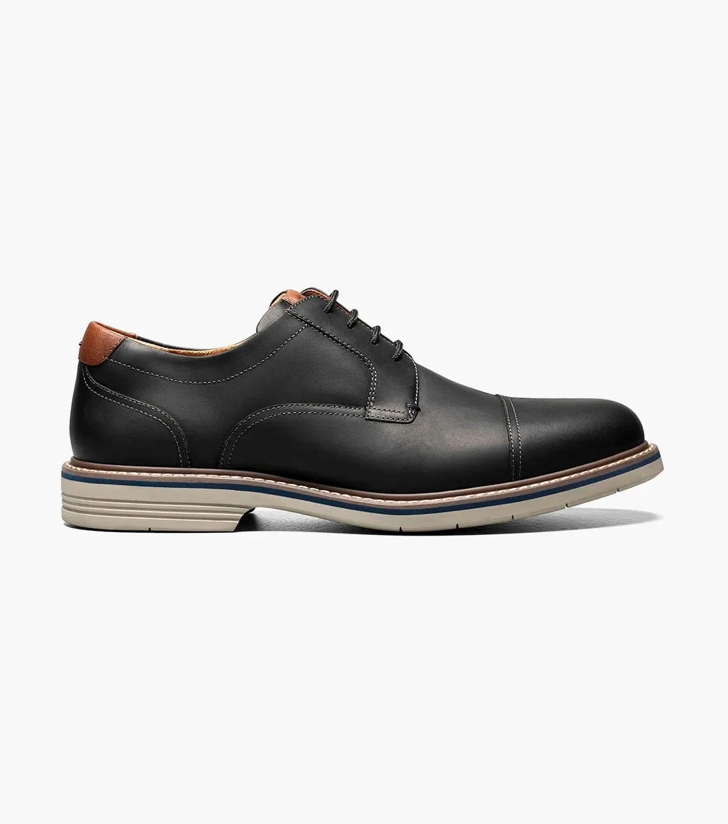 'Florsheim' Men's Norwalk Cap Toe Oxford - Black 1 'Florsheim' Men's Norwalk Cap Toe Oxford - Black
