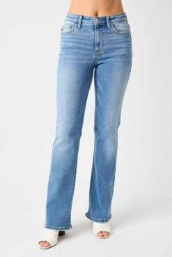 'Judy Blue Jeans' Women's Midrise Vintage Boot Cut - Medium Blue Wash (Plus Size)