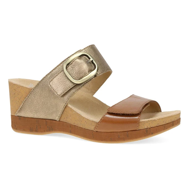 'DANSKO' Women's Shannon Sandal - Gold / Tan 1 'DANSKO' Women's Shannon Sandal - Gold / Tan