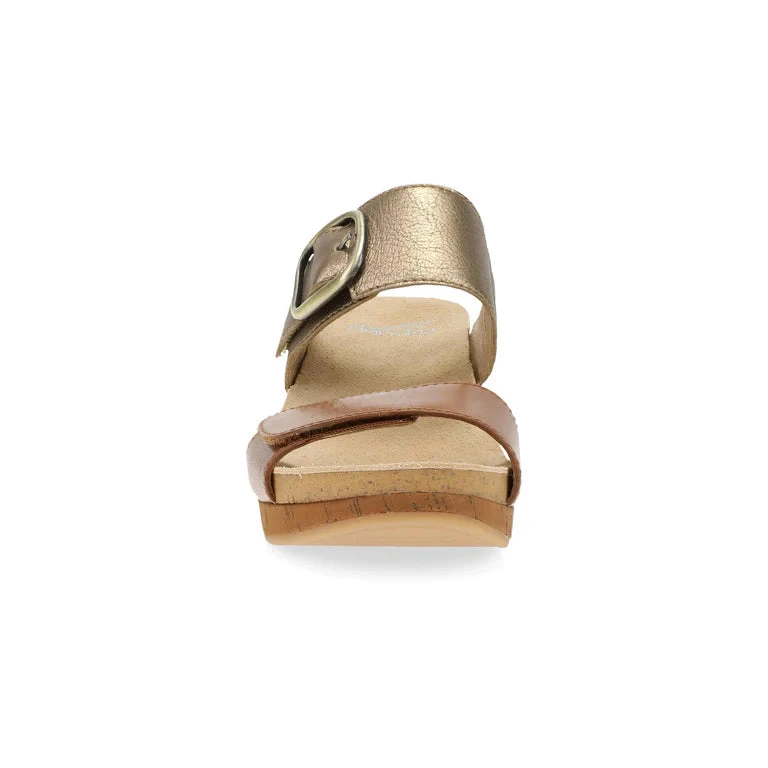 'DANSKO' Women's Shannon Sandal - Gold / Tan 3 'DANSKO' Women's Shannon Sandal - Gold / Tan - Image 3