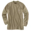 'Carhartt' Men's Flame Resistant Force Long Sleeve Shirt - Khaki