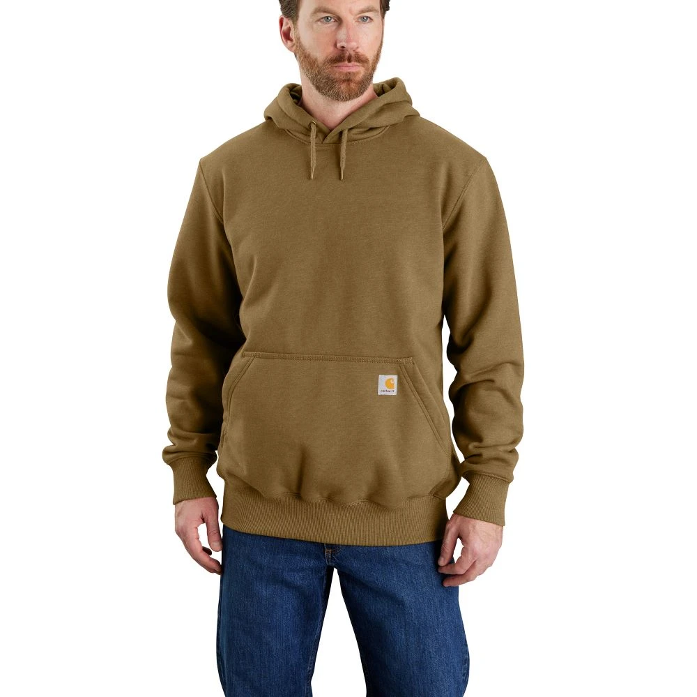 'Carhartt' Men's Rain Defender Paxton Heavyweight Hoodie - Oak Brown 1 'Carhartt' Men's Rain Defender Paxton Heavyweight Hoodie - Oak Brown