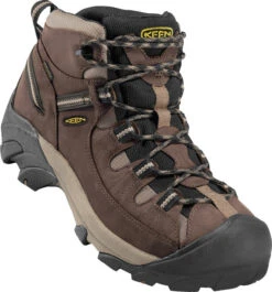 'Keen Outdoor' Men's Targhee II WP Mid Hiker - Shitake / Brindle (Wide) -Travs Outfitter Store 1012126 3Q med