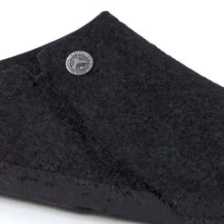 'Birkenstock' Men's Zermatt Shearling Wool Felt Slipper - Anthracite / Natural -Travs Outfitter Store 1015090 detail 1
