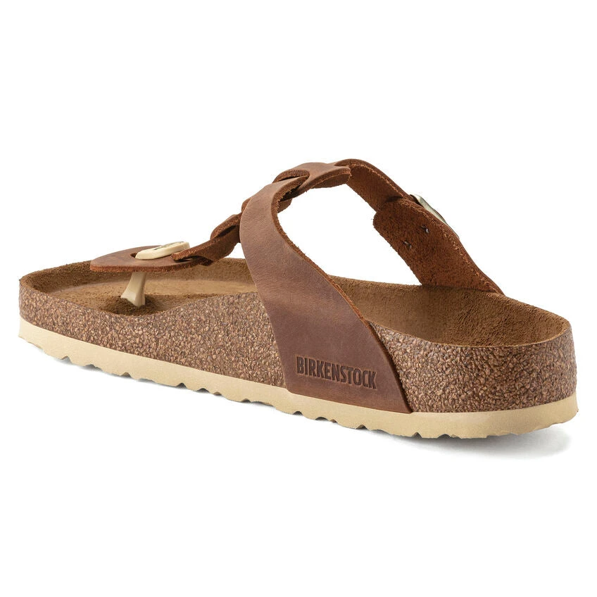 'Birkenstock' Women's Gizah Braid Thong Sandal - Cognac 8 'Birkenstock' Women's Gizah Braid Thong Sandal - Cognac - Image 8