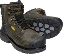 'Keen Utility' Men's 6" Philadelphia Int. Met WP Safety Toe - Cascade Brown / Black -Travs Outfitter Store 1022167 PPS large