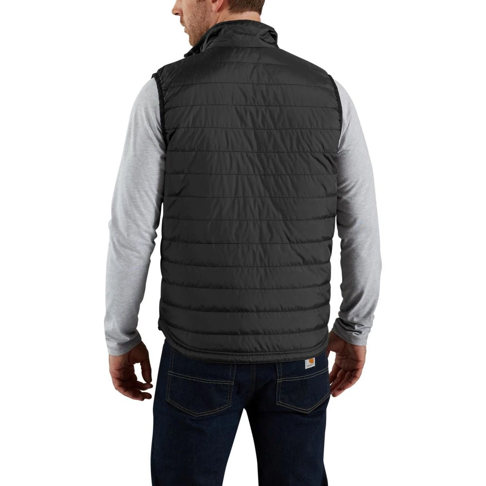 'Carhartt' Men's Rain Defender Lightweight Insulated Gilliam Vest - Black 3 'Carhartt' Men's Rain Defender Lightweight Insulated Gilliam Vest - Black - Image 3