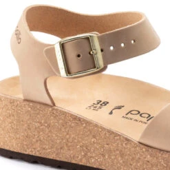 'Birkenstock' Women's Glenda Nubuck Leather Sandal - Sandcastle -Travs Outfitter Store 1022966 detail 1