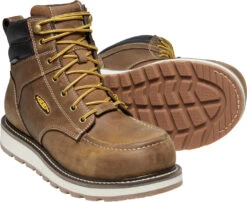 'Keen Utility' Men's 6" Cincinnati EH WP Carbon Toe - Belgian / Sandshell -Travs Outfitter Store 1023222 PPS large