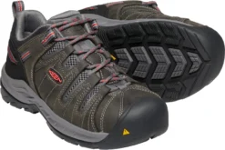 'Keen Utility' Women's Flint II EH Steel Toe - Magnet / Rose -Travs Outfitter Store 1023232 PPS large scaled
