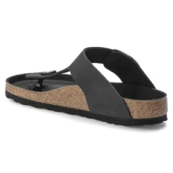 'Birkenstock' Women's Gizah Big Buckle Thong Sandal - Black -Travs Outfitter Store 1023334 Back