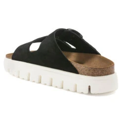 'Birkenstock' Women's Arizona Chunky Suede Leather Sandal - Black -Travs Outfitter Store 1023717 Back