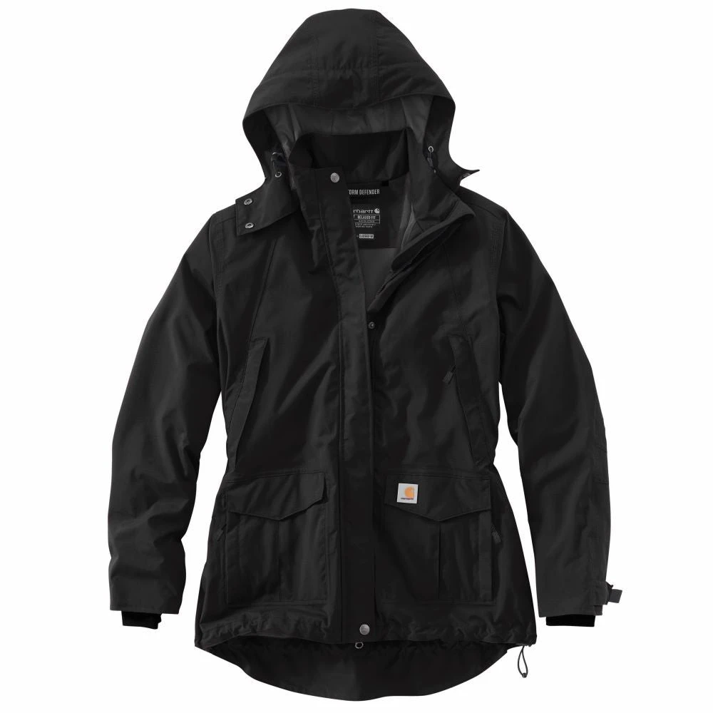 'Carhartt' Women's Relaxed Fit Heavy Weight Storm Jacket - Black 1 'Carhartt' Women's Relaxed Fit Heavy Weight Storm Jacket - Black