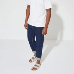 'Birkenstock' Women's Arizona Suede Leather Sandal - Antique White -Travs Outfitter Store 1024516 f look m