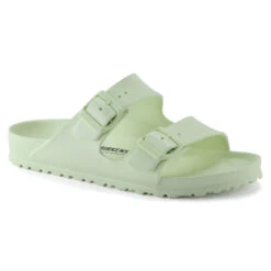 'Birkenstock' Women's Arizona Essentials Sandal - Faded Lime