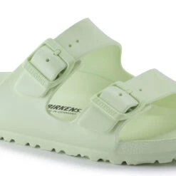 'Birkenstock' Women's Arizona Essentials Sandal - Faded Lime -Travs Outfitter Store 1024571 detail 1