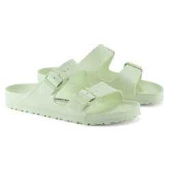 'Birkenstock' Women's Arizona Essentials Sandal - Faded Lime -Travs Outfitter Store 1024571 pair