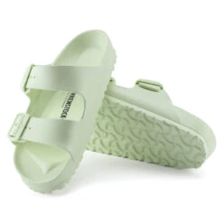 'Birkenstock' Women's Arizona Essentials Sandal - Faded Lime -Travs Outfitter Store 1024571 sole