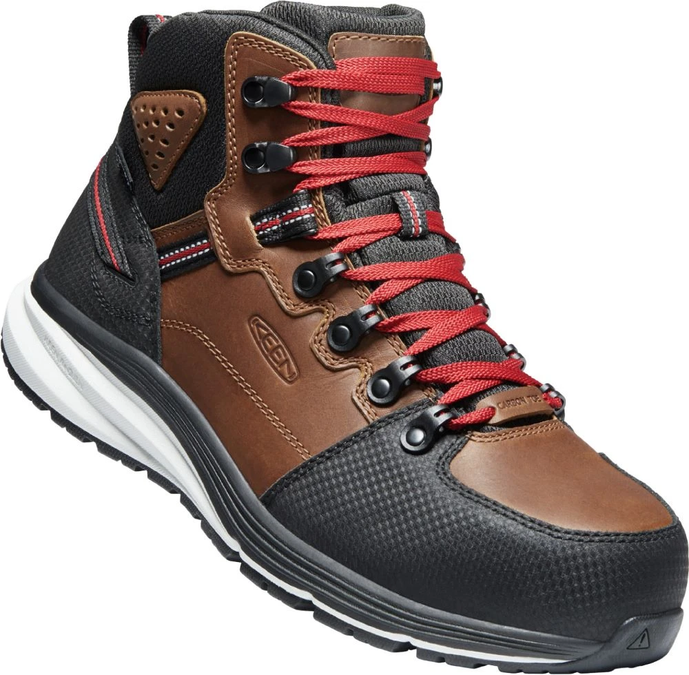 'Keen Utility' Men's Red Hook EH WP Comp Toe Hiker - Tobacco / Black 6 'Keen Utility' Men's Red Hook EH WP Comp Toe Hiker - Tobacco / Black - Image 6