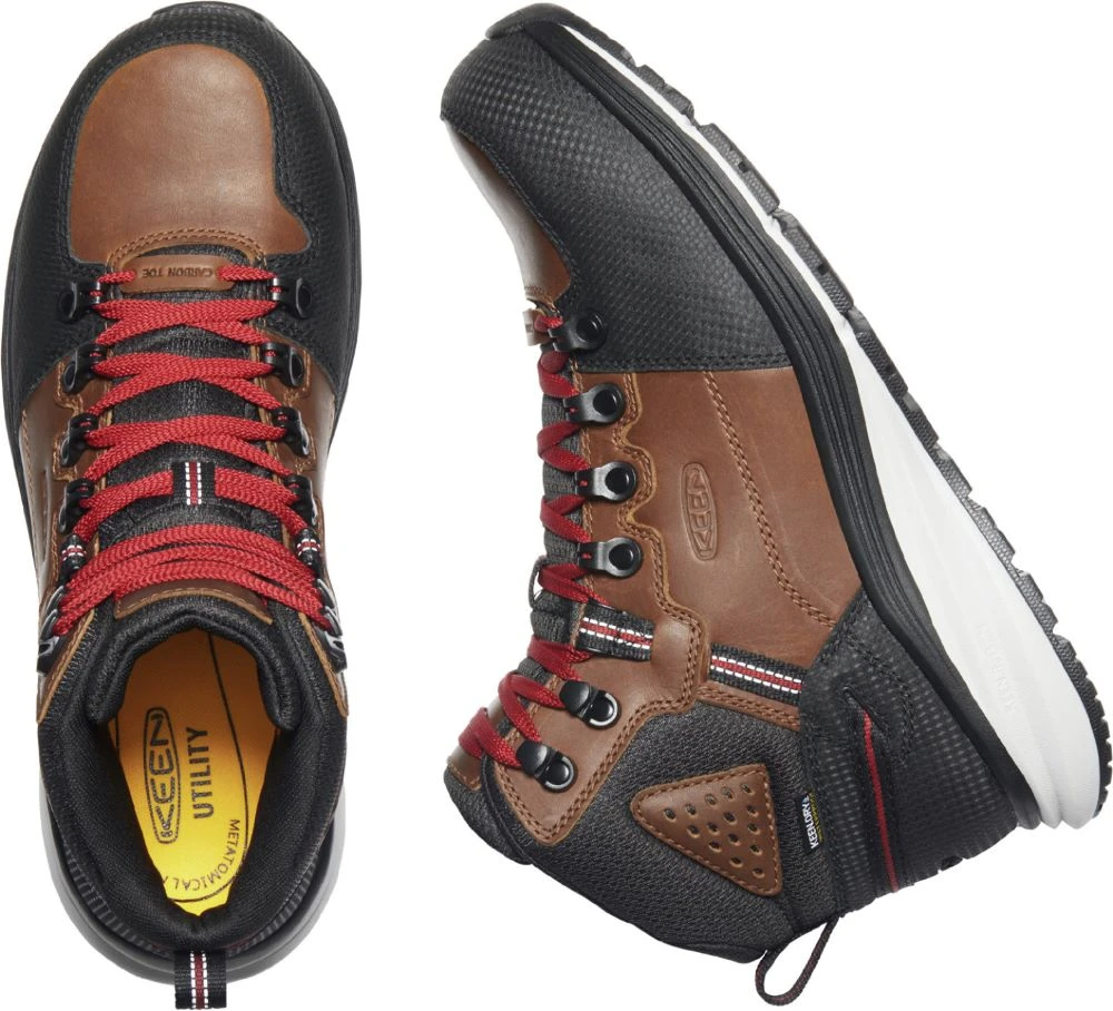 'Keen Utility' Men's Red Hook EH WP Comp Toe Hiker - Tobacco / Black 2 'Keen Utility' Men's Red Hook EH WP Comp Toe Hiker - Tobacco / Black - Image 2