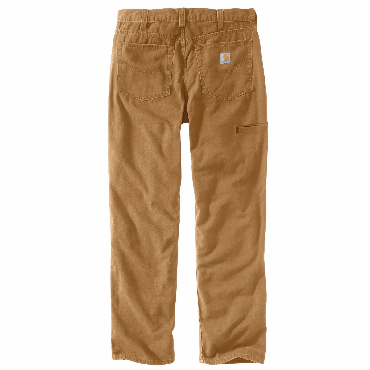 'Carhartt' Men's Rugged Flex® Flex Relaxed Canvas 5-Pocket Pant - Hickory 3 'Carhartt' Men's Rugged Flex® Flex Relaxed Canvas 5-Pocket Pant - Hickory - Image 3