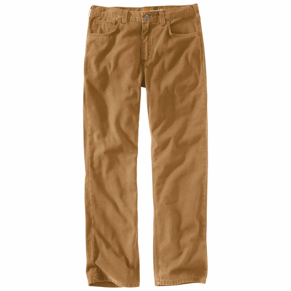 'Carhartt' Men's Rugged Flex® Flex Relaxed Canvas 5-Pocket Pant - Hickory 2 'Carhartt' Men's Rugged Flex® Flex Relaxed Canvas 5-Pocket Pant - Hickory - Image 2
