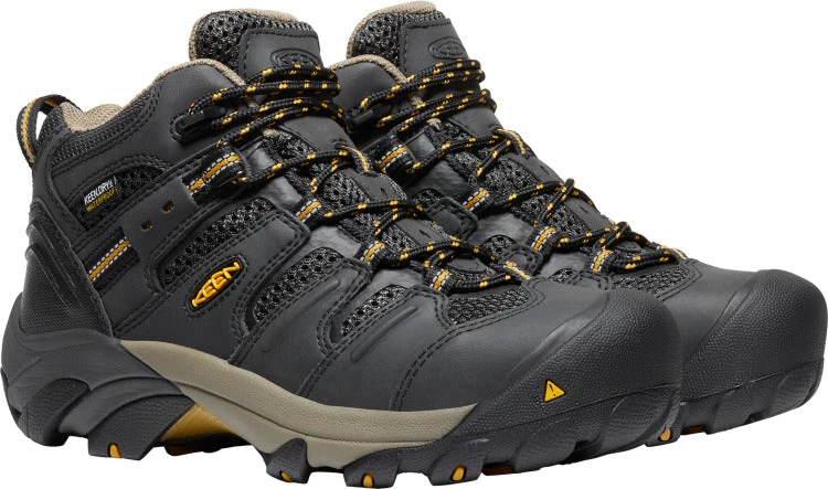 'Keen Utility' Women's Lansing EH WP Steel Toe Hiker - Raven Black / Tawny Olive 5 'Keen Utility' Women's Lansing EH WP Steel Toe Hiker - Raven Black / Tawny Olive - Image 5