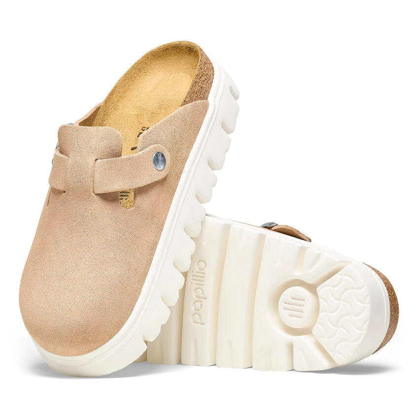 'Birkenstock' Women's Boston Chunky Clog - Warm Sand 3 'Birkenstock' Women's Boston Chunky Clog - Warm Sand - Image 3