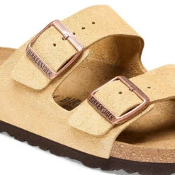 'Birkenstock' Women's Arizona Suede Leather Sandal - Latte Cream 9 'Birkenstock' Women's Arizona Suede Leather Sandal - Latte Cream -Travs Outfitter Store 1026190 detail 1