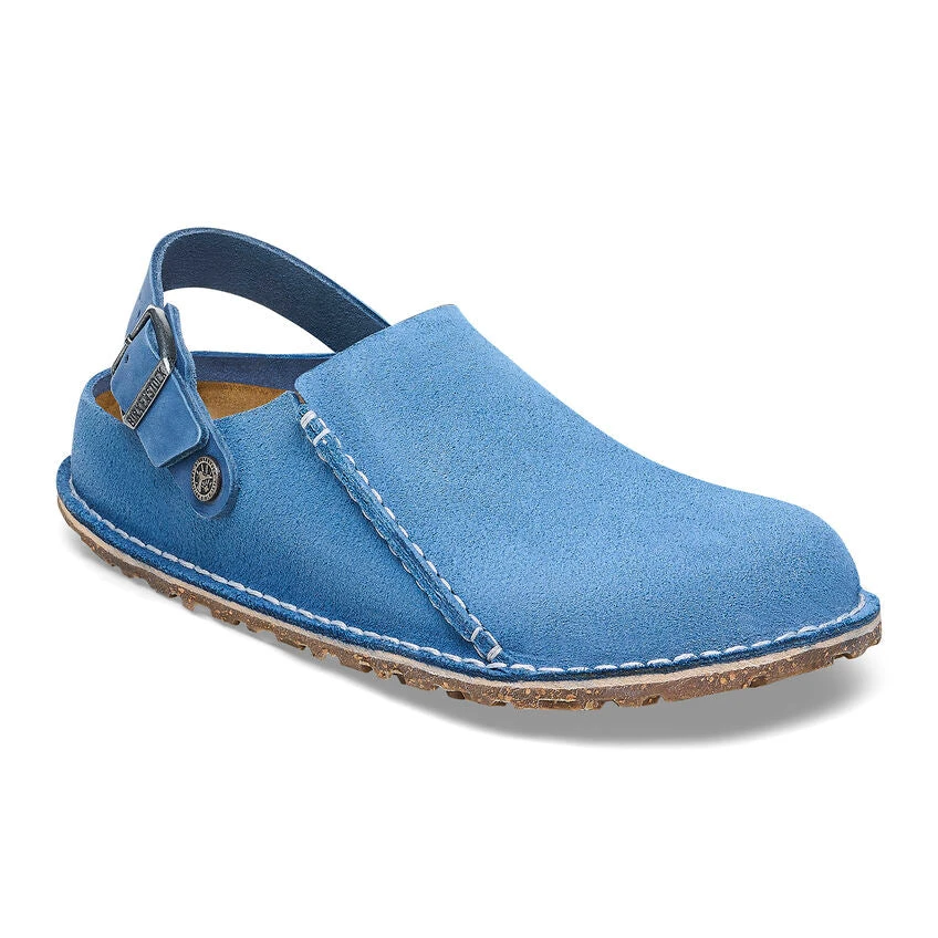 'Birkenstock' Women's Lutry Premium Suede Slipper - Elemental Blue 1 'Birkenstock' Women's Lutry Premium Suede Slipper - Elemental Blue
