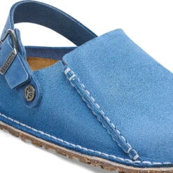 'Birkenstock' Women's Lutry Premium Suede Slipper - Elemental Blue 8 'Birkenstock' Women's Lutry Premium Suede Slipper - Elemental Blue -Travs Outfitter Store 1026361 detail 1