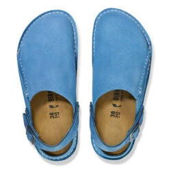'Birkenstock' Women's Lutry Premium Suede Slipper - Elemental Blue 9 'Birkenstock' Women's Lutry Premium Suede Slipper - Elemental Blue -Travs Outfitter Store 1026361 top