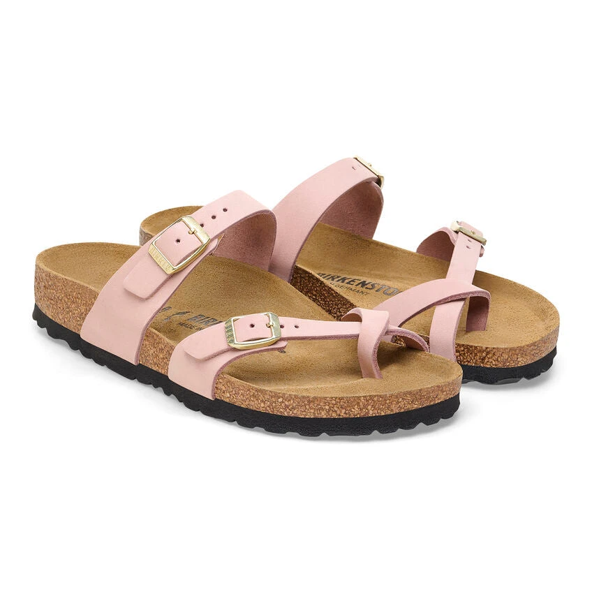 'Birkenstock' Women's Mayari Nubuck Leather Sandal - Soft Pink 5 'Birkenstock' Women's Mayari Nubuck Leather Sandal - Soft Pink - Image 5