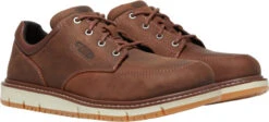 'Keen Utility' Men's San Jose Oxford EH Aluminum Toe - Gingerbread / Off White -Travs Outfitter Store 1026707 PLA med