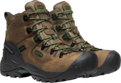'Keen Utility' Men's 6" Pittsburgh EH WP Steel Toe - Cascade Brown / Greener Pastures -Travs Outfitter Store 1026892 PLA med