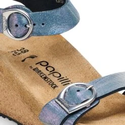 'Birkenstock' Women's Soley Ring-Buckle Nubuk Leather Sandal - Metallic Black -Travs Outfitter Store 1026951 detail 1