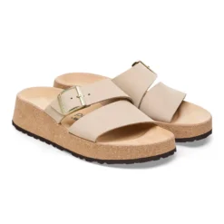 'Birkenstock' Women's Almina Nubuck Leather Sandal - Sandcastle -Travs Outfitter Store 1026974 pair