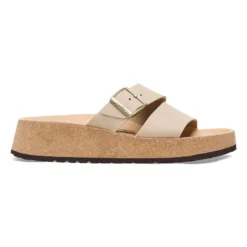 'Birkenstock' Women's Almina Nubuck Leather Sandal - Sandcastle -Travs Outfitter Store 1026974 side