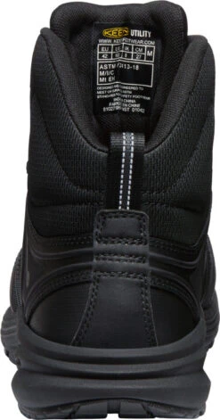 'Keen Utility' Men's Vista Energy Mid EH Int. MetGuard Carbon Toe - Black / Raven -Travs Outfitter Store 1027108 SB med