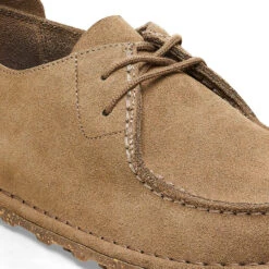 'Birkenstock' Men's Utti Lace Moccasin - Taupe -Travs Outfitter Store 1027274 detail 1