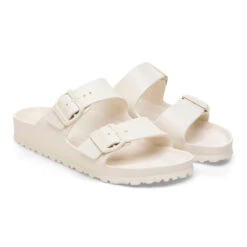 'Birkenstock' Women's Arizona Essentials EVA Sandal - Eggshell -Travs Outfitter Store 1027305 pair