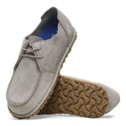 'Birkenstock' Men's Utti Lace Moccasin - Whale Grey -Travs Outfitter Store 1027311 sole