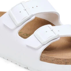 'Birkenstock' Women's Arizona Flex Platform Birko-Flor Sandal - White -Travs Outfitter Store 1027416 detail 1