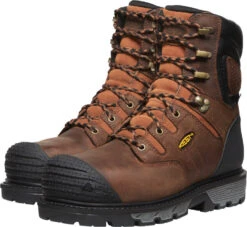 'Keen Utility' Men's 8" Camden 600GR EH WP Carbon-Fiber Toe - Brown / Black -Travs Outfitter Store 1027673 PLA med