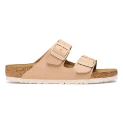 'Birkenstock' Women's Arizona Birko-Flor Sandal - New Beige -Travs Outfitter Store 1027721 side