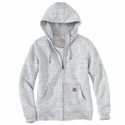 'Carhartt' Women's Clarksburg Full Zip Hoodie - Asphalt Heather
