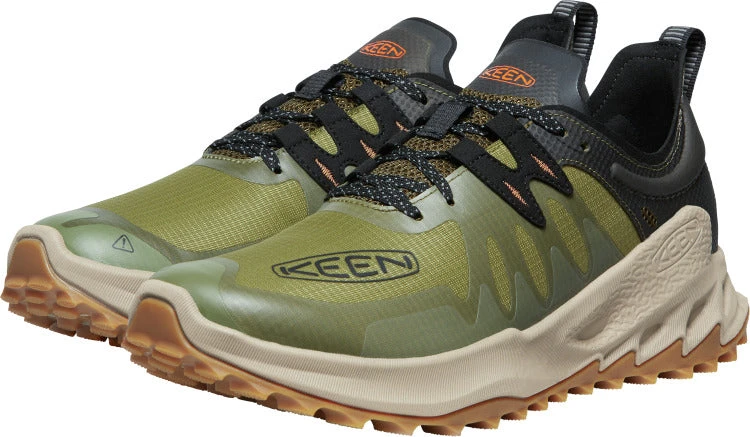 'Keen Outdoor' Men's Zionic Speed Hiking Shoes - Dark Olive / Scarlet Ibis 4 'Keen Outdoor' Men's Zionic Speed Hiking Shoes - Dark Olive / Scarlet Ibis - Image 4