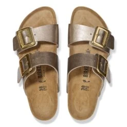 'Birkenstock' Women's Sydney Luxe Buckle - Graceful Taupe -Travs Outfitter Store 1029356 1029372 top