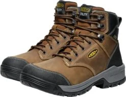 'Keen Utility' Men's 6" Evanston WP - Bison / Black -Travs Outfitter Store 1029681 PLA med